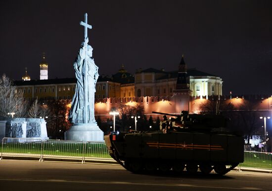 Russia WWII Victory Parade Rehearsal