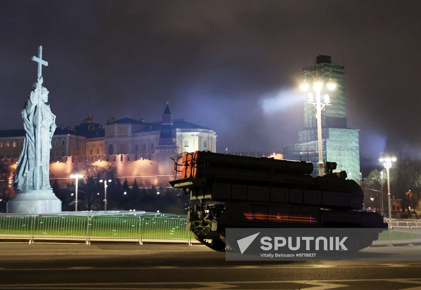 Russia WWII Victory Parade Rehearsal