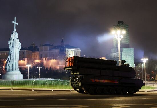 Russia WWII Victory Parade Rehearsal