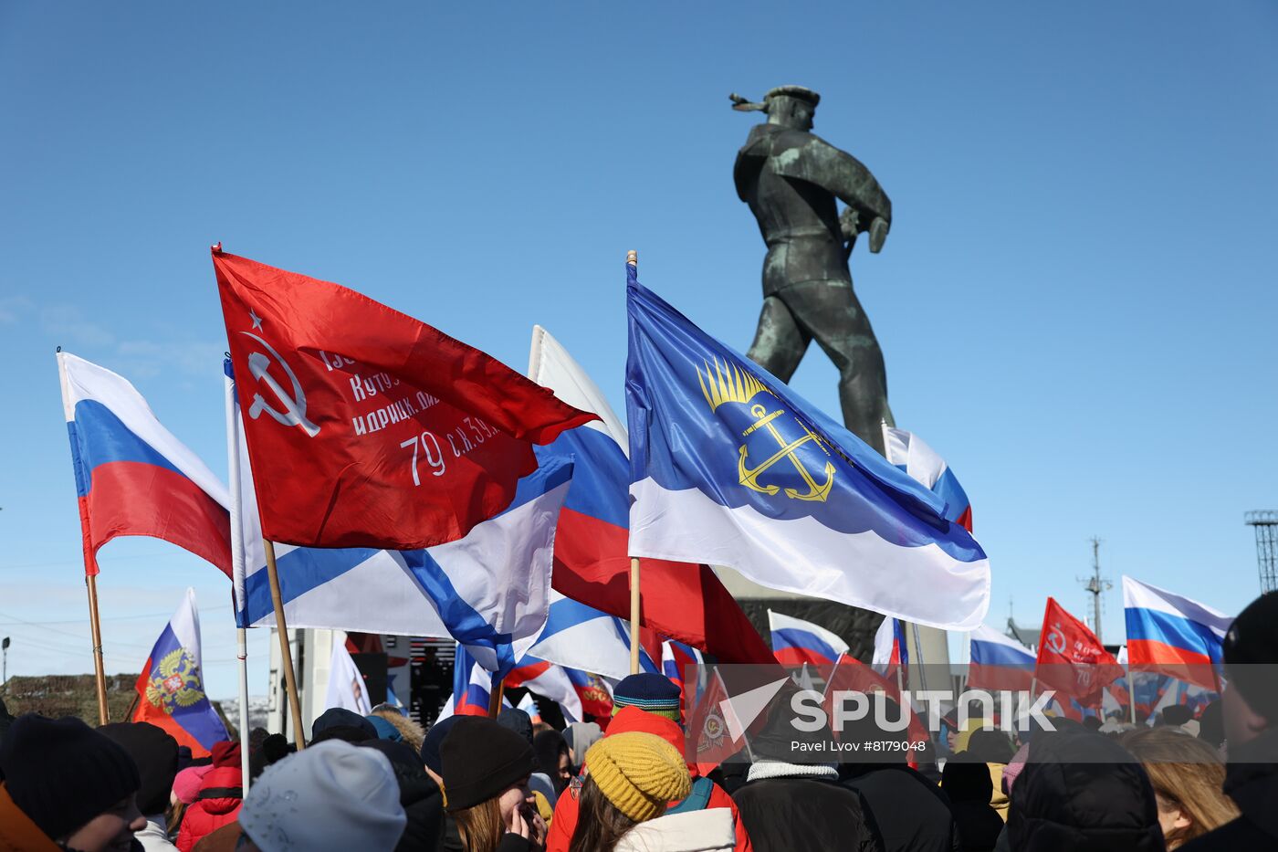 Russia Military Support Rallies