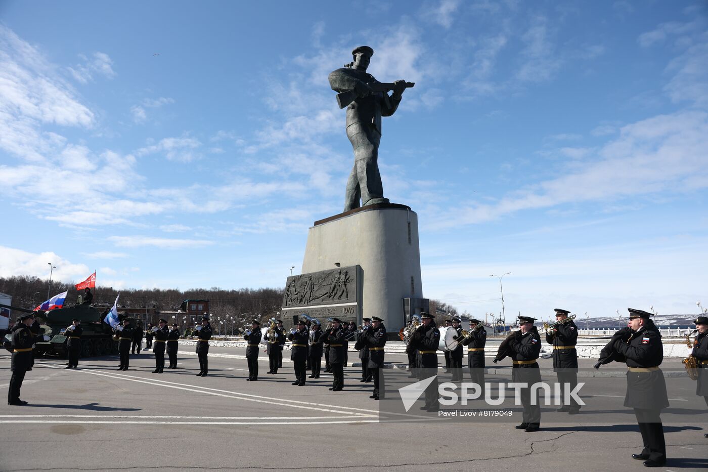 Russia Military Support Rallies