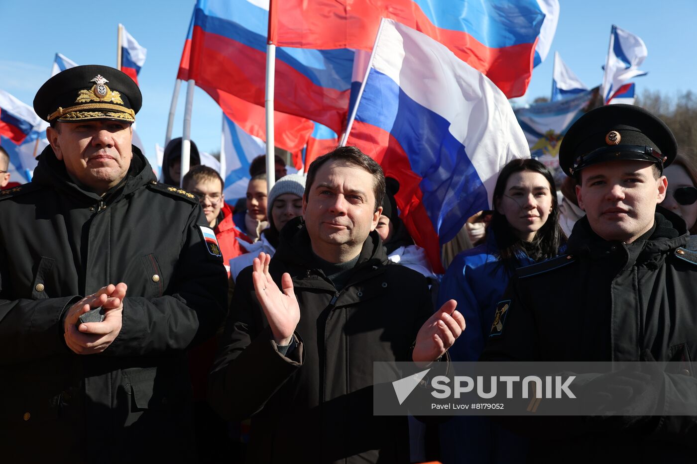 Russia Military Support Rallies