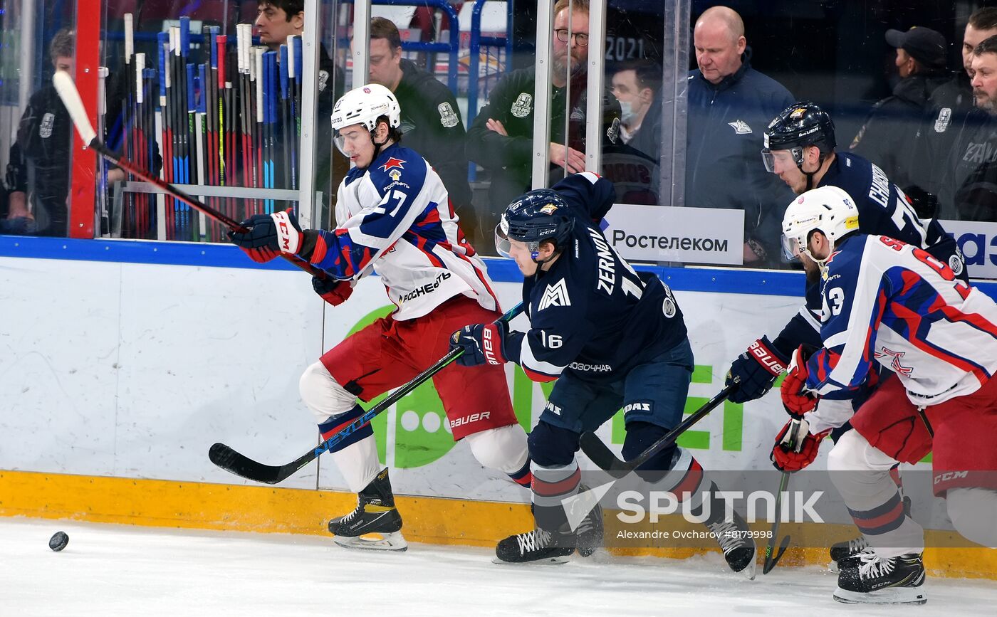 Russia Ice Hockey Kontinental League Metallurg - CSKA