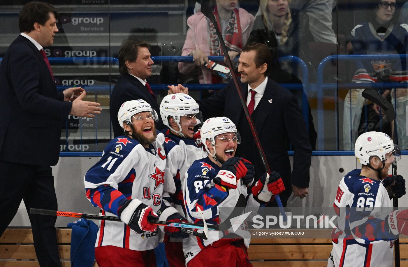 Russia Ice Hockey Kontinental League Metallurg - CSKA