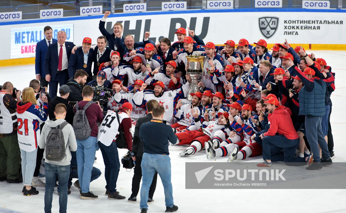 Russia Ice Hockey Kontinental League Metallurg - CSKA