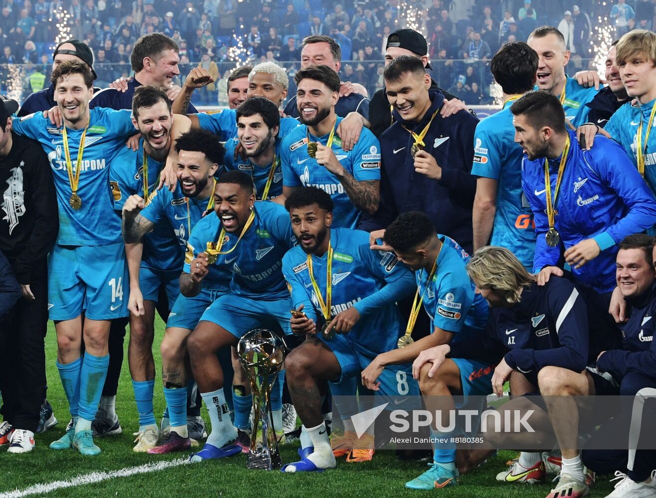 Russia Soccer Premier-League Zenit Championship