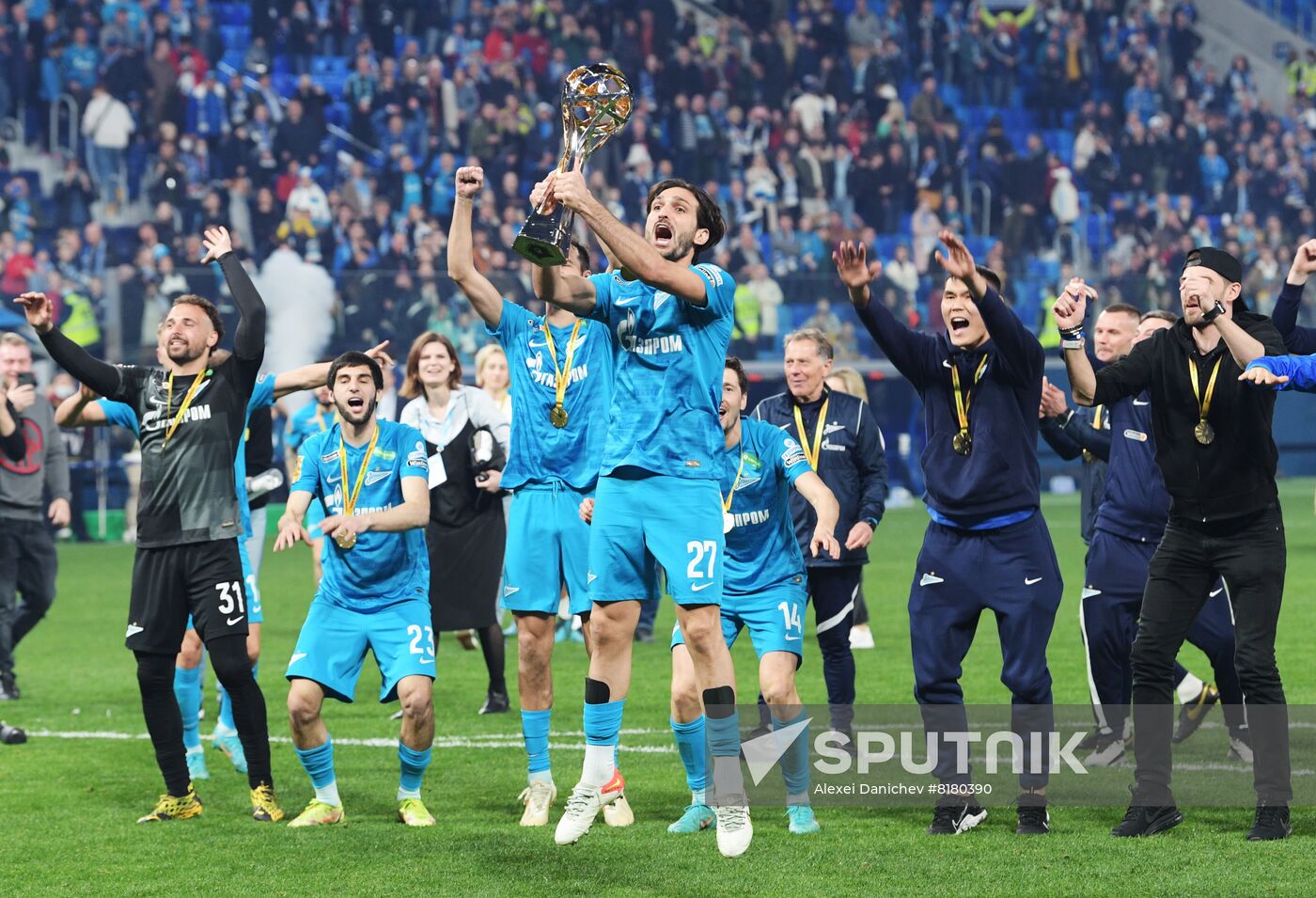 Russia Soccer Premier-League Zenit Championship