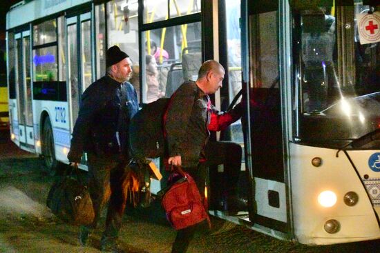 DPR LPR Russia Ukraine Military Operation Azovstal Evacuation