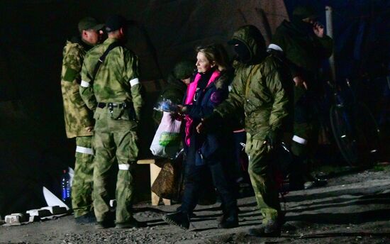 DPR LPR Russia Ukraine Military Operation Azovstal Evacuation