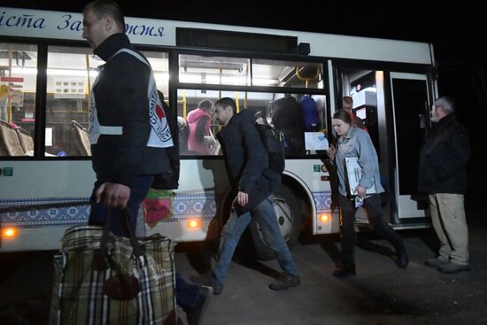 DPR LPR Russia Ukraine Military Operation Azovstal Evacuation