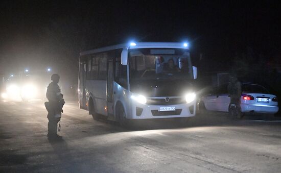 DPR LPR Russia Ukraine Military Operation Azovstal Evacuation