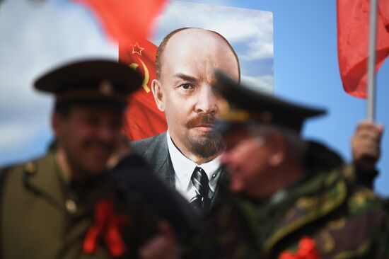 Russia May Day Communists Rallies