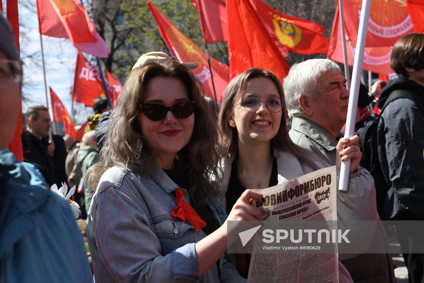 Russia May Day Communists Rallies