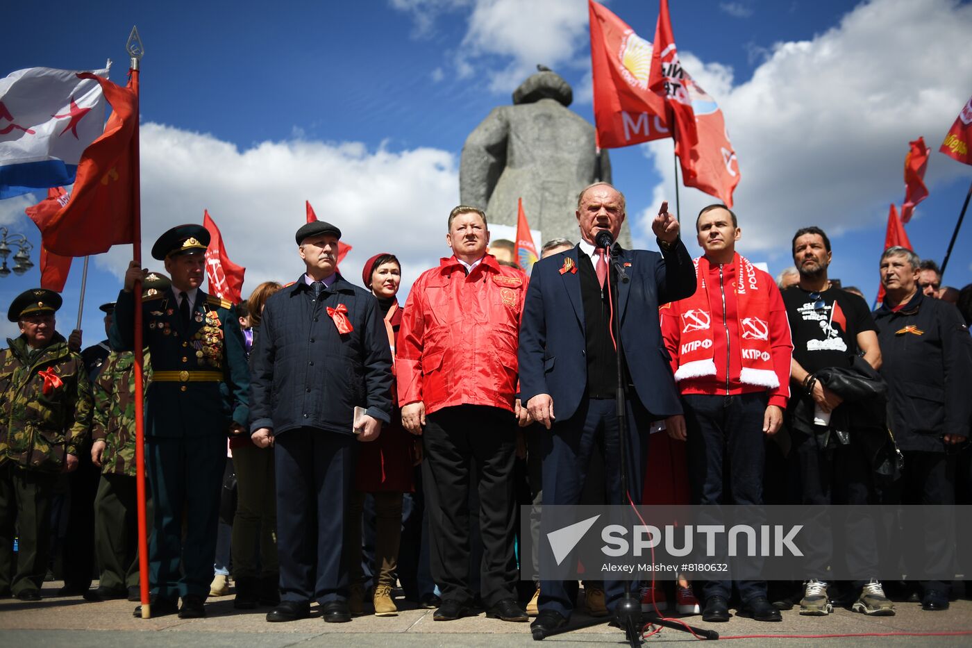 Russia May Day Communists Rallies