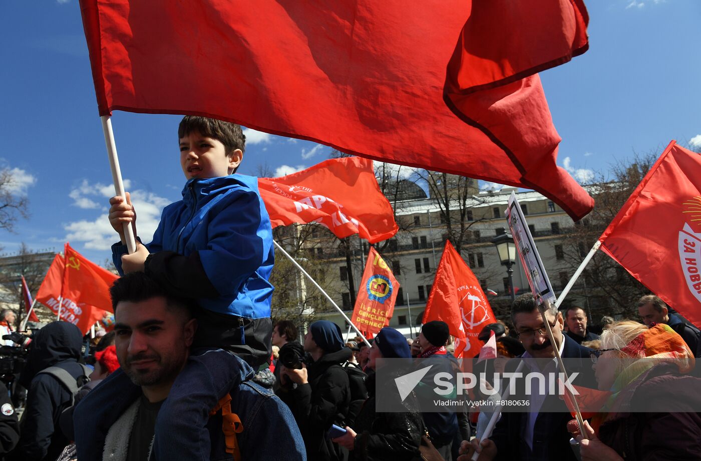 Russia May Day Communists Rallies