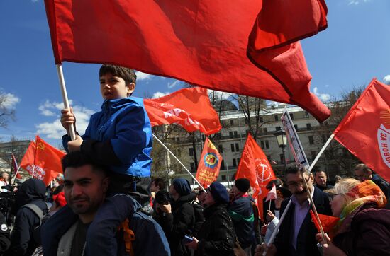 Russia May Day Communists Rallies