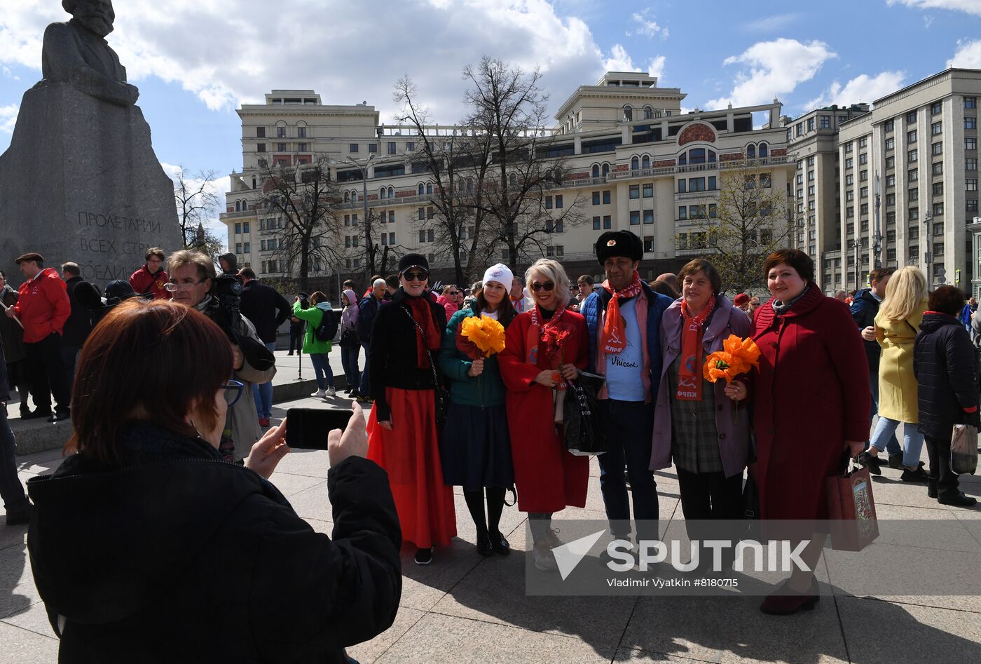 Russia May Day Communists Rallies