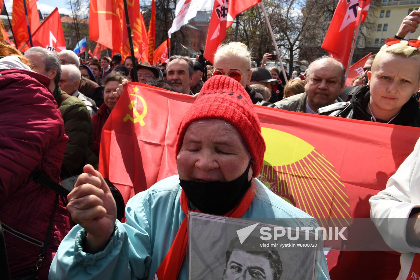 Russia May Day Communists Rallies