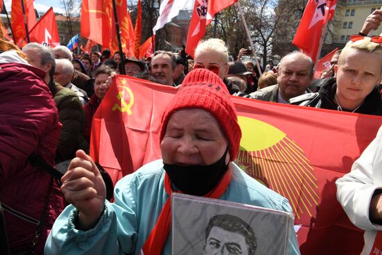 Russia May Day Communists Rallies