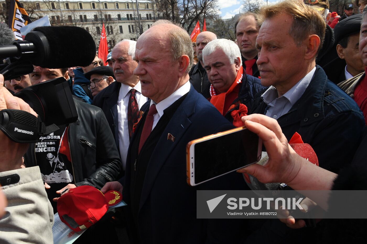 Russia May Day Communists Rallies