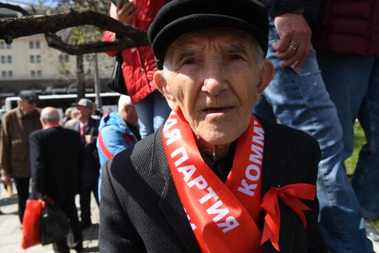 Russia May Day Communists Rallies