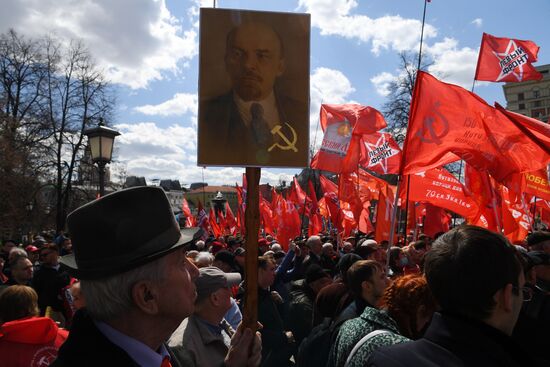 Russia May Day Communists Rallies