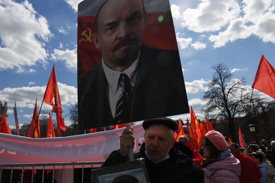 Russia May Day Communists Rallies