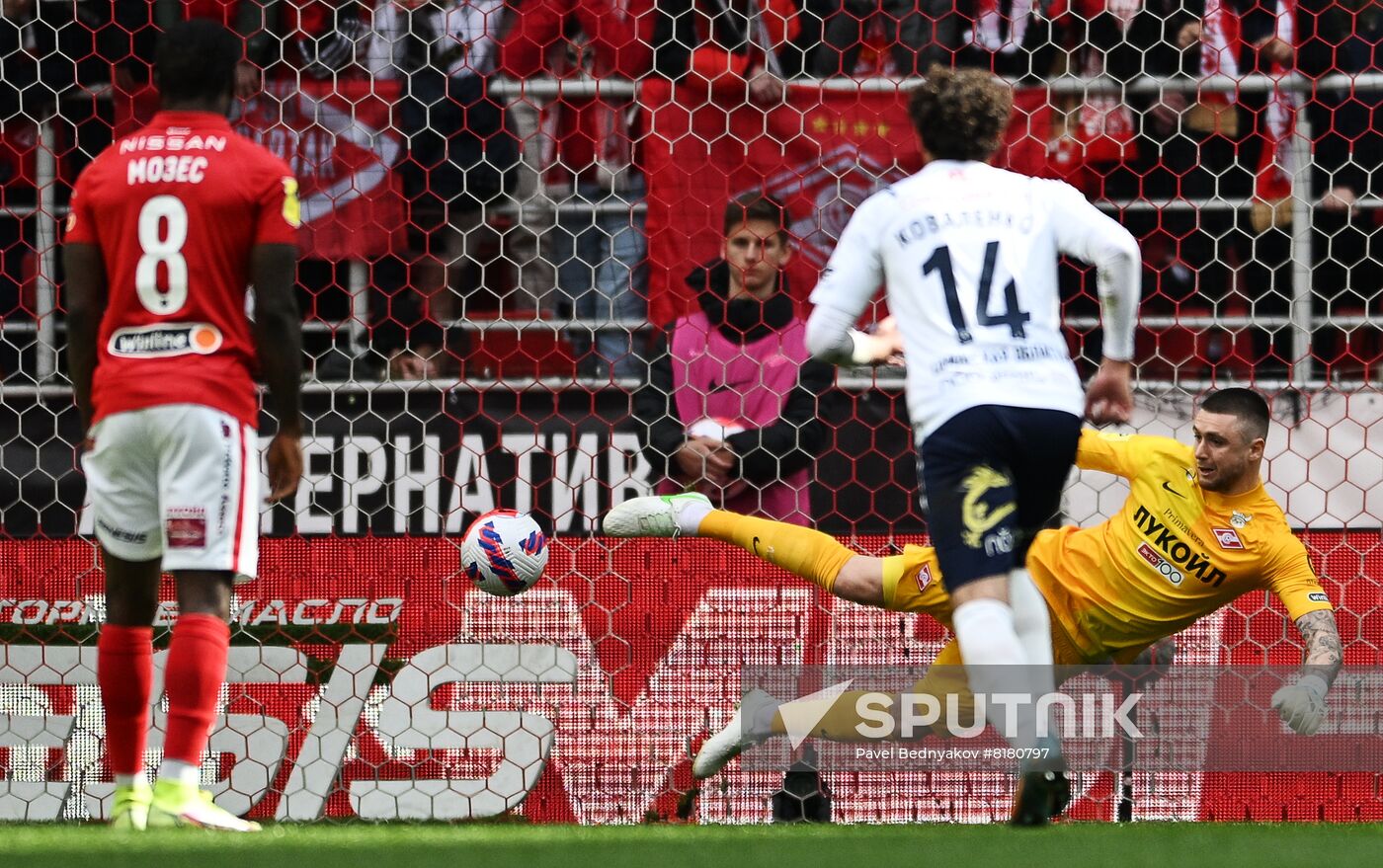 Russia Soccer Premier-League Spartak - Krylya Sovetov