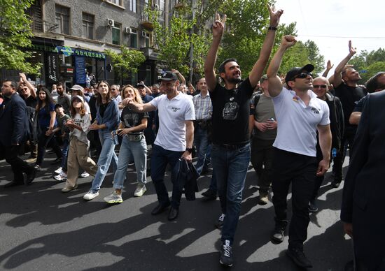 Armenia Opposition Rally