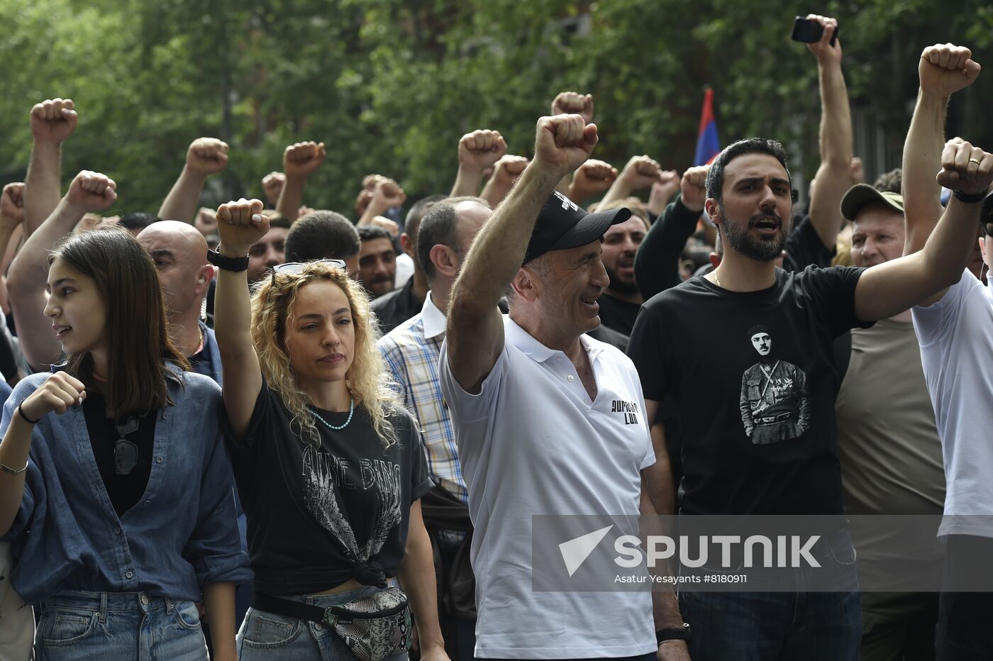 Armenia Opposition Rally