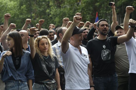 Armenia Opposition Rally