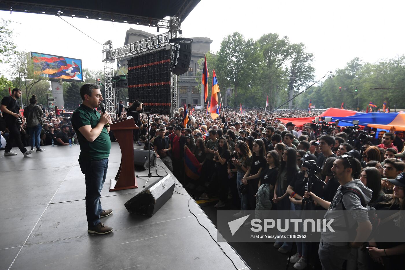 Armenia Opposition Rally