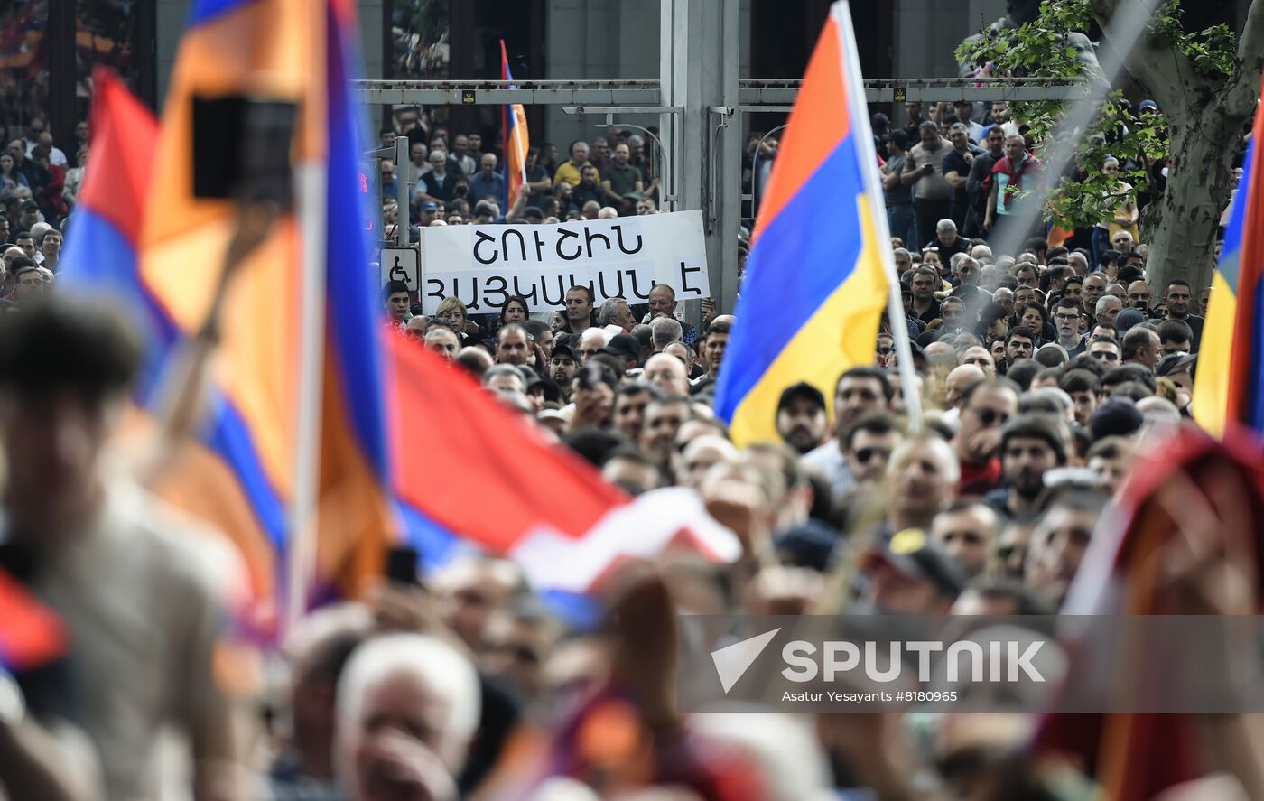Armenia Opposition Rally