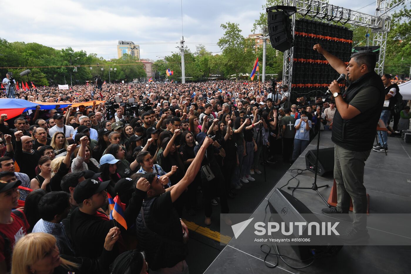 Armenia Opposition Rally