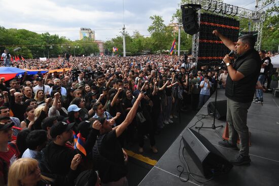 Armenia Opposition Rally