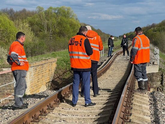 Russia Railway Bridge Collapse