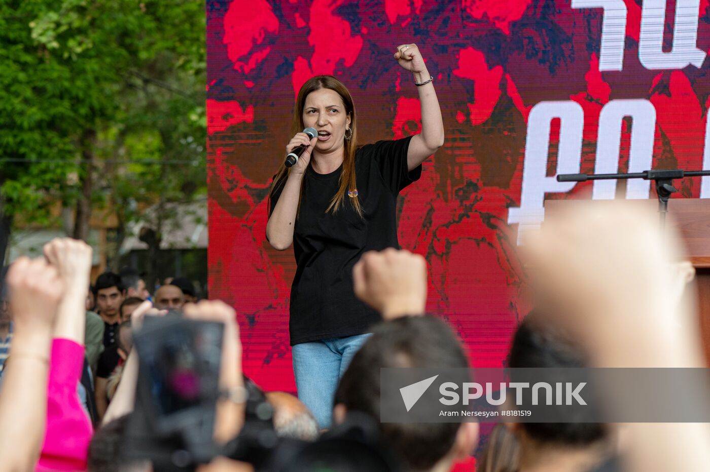 Armenia Opposition Rally