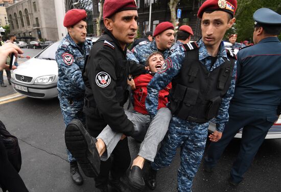 Armenia Opposition Rally