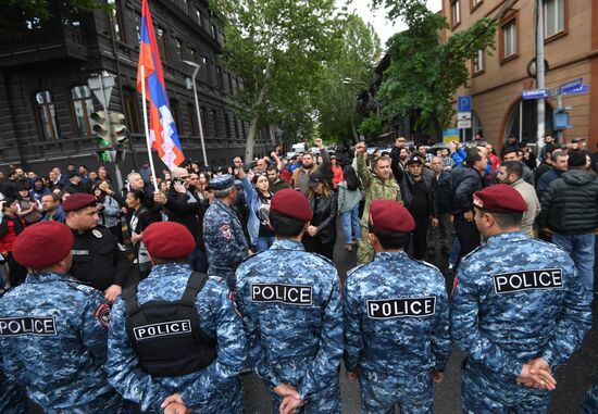 Armenia Opposition Rally
