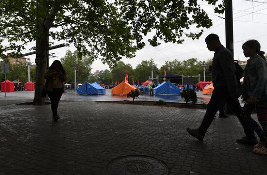 Armenia Opposition Rally