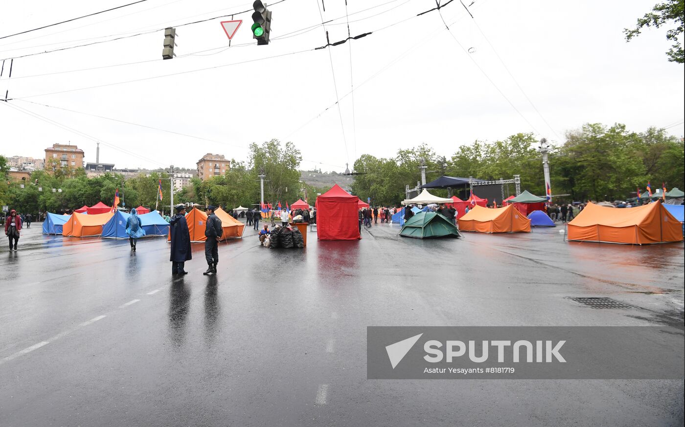 Armenia Opposition Rally