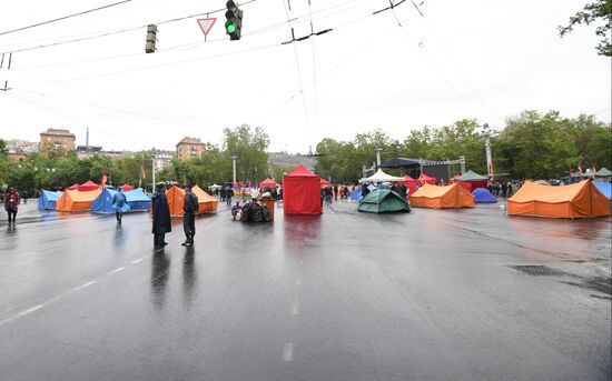 Armenia Opposition Rally