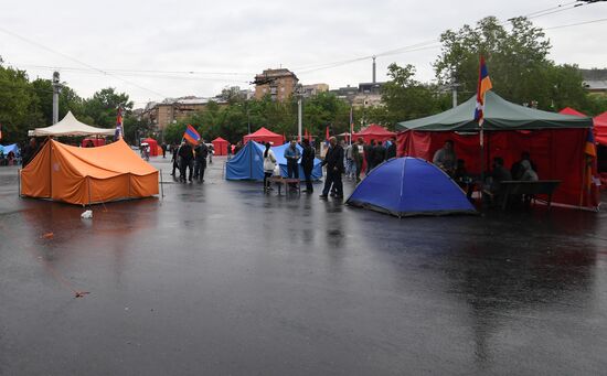 Armenia Opposition Rally