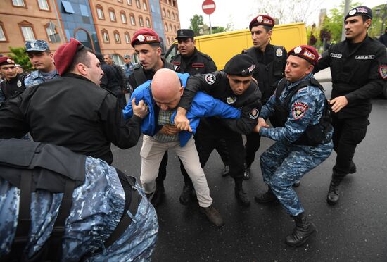 Armenia Opposition Rally