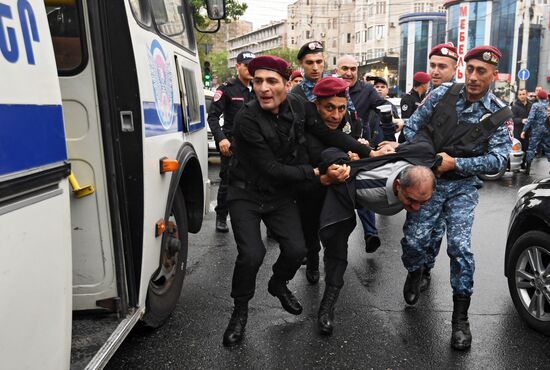 Armenia Opposition Rally
