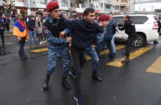 Armenia Opposition Rally