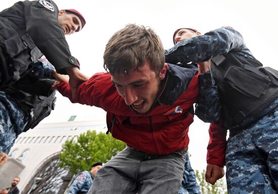 Armenia Opposition Rally