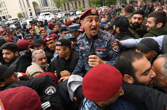 Armenia Opposition Rally