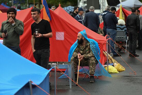 Armenia Opposition Rally