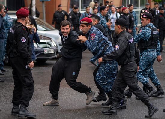 Armenia Opposition Rally